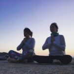Yoga con Patricia y Clara en Montaña de Cullera