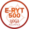E-RYT 500 Yoga Alliance accredited member